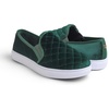 image:imageFEVERSOLE Womens Casual Slip On Sneaker Comfort Quilted Loafer FlatsGreen Quilted Velvet Fur Lined