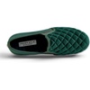 image:imageFEVERSOLE Womens Casual Slip On Sneaker Comfort Quilted Loafer FlatsGreen Quilted Velvet Fur Lined