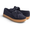 image:imageFEVERSOLE Womens Casual Slip On Sneaker Fashion Bow Tie Loafer FlatsBlack Corduroy Fur Lined