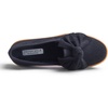 image:imageFEVERSOLE Womens Casual Slip On Sneaker Fashion Bow Tie Loafer FlatsBlack Corduroy Fur Lined
