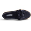 image:imageFEVERSOLE Womens Casual Slip On Sneaker Fashion Bow Tie Loafer FlatsBlack Velvet Fur Lined