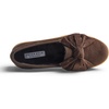 image:imageFEVERSOLE Womens Casual Slip On Sneaker Fashion Bow Tie Loafer FlatsBrown Corduroy Fur Lined