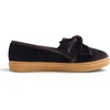 image:imageFEVERSOLE Womens Casual Slip On Sneaker Fashion Bow Tie Loafer FlatsBrown Velvet Fur Lined