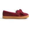 image:imageFEVERSOLE Womens Casual Slip On Sneaker Fashion Bow Tie Loafer FlatsBurgundy Corduroy Fur Lined