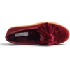 image:imageFEVERSOLE Womens Casual Slip On Sneaker Fashion Bow Tie Loafer FlatsBurgundy Velvet Fur Lined
