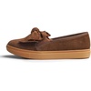 image:imageFEVERSOLE Womens Casual Slip On Sneaker Fashion Bow Tie Loafer FlatsCamel Corduroy Fur Lined