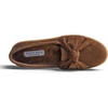 image:imageFEVERSOLE Womens Casual Slip On Sneaker Fashion Bow Tie Loafer FlatsCamel Corduroy Fur Lined