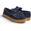 image:imageFEVERSOLE Womens Casual Slip On Sneaker Fashion Bow Tie Loafer FlatsNavy Corduroy Fur Lined