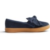 image:imageFEVERSOLE Womens Casual Slip On Sneaker Fashion Bow Tie Loafer FlatsNavy Corduroy Fur Lined