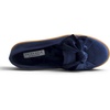 image:imageFEVERSOLE Womens Casual Slip On Sneaker Fashion Bow Tie Loafer FlatsNavy Velvet Fur Lined