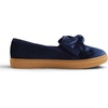 image:imageFEVERSOLE Womens Casual Slip On Sneaker Fashion Bow Tie Loafer FlatsNavy Velvet Fur Lined