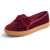 Burgundy Velvet Fur Lined