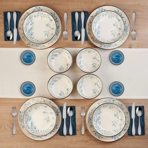 Pfaltzgraff 5274249 Bella 12 Piece Dinnerware Set, Service For 4, Multicolor