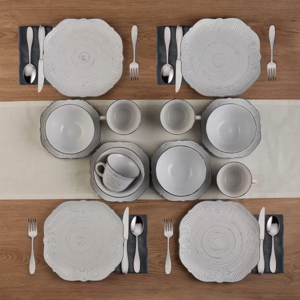 Pfaltzgraff 5274249 Bella 12 Piece Dinnerware Set, Service For 4, Multicolor