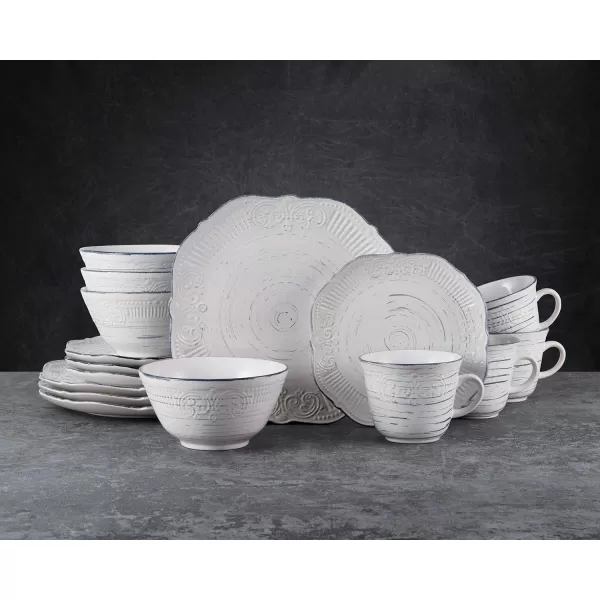 Pfaltzgraff 5274249 Bella 12 Piece Dinnerware Set, Service For 4, Multicolor