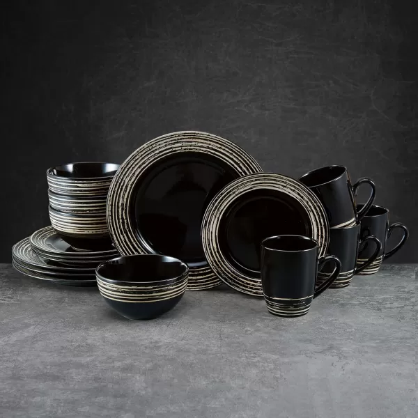 Pfaltzgraff Bryson 16-Piece Dinnerware Set, Service For 4, White