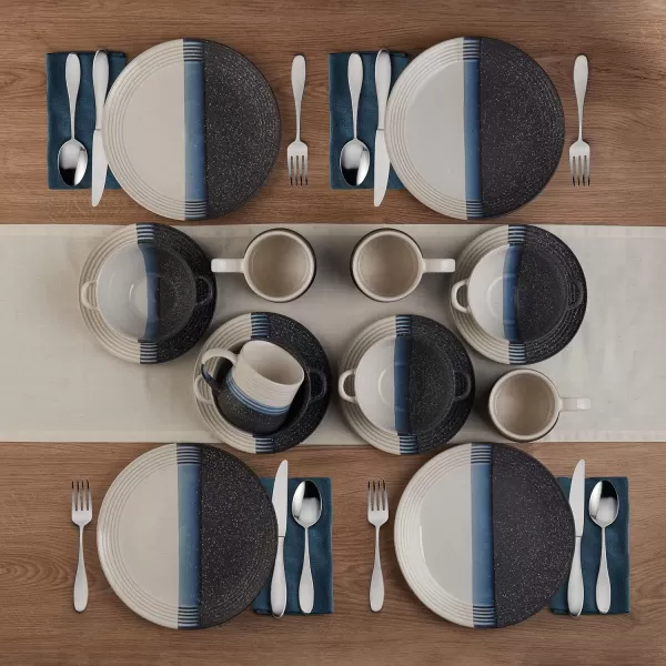Pfaltzgraff Bryson 16-Piece Dinnerware Set, Service For 4, White