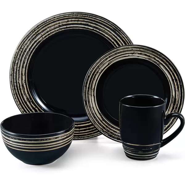 Pfaltzgraff Bryson 16-Piece Dinnerware Set, Service For 4, White