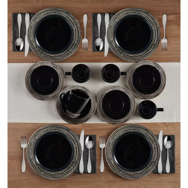 Pfaltzgraff Bryson 16-Piece Dinnerware Set, Service For 4, White