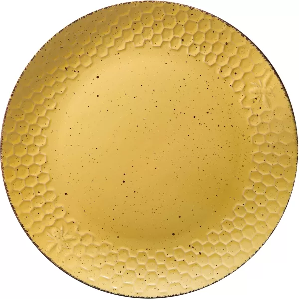 Pfaltzgraff Bumble Bee 16-Piece Dinnerware Set, White