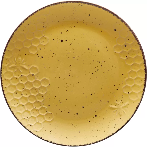 Pfaltzgraff Bumble Bee 16-Piece Dinnerware Set, White