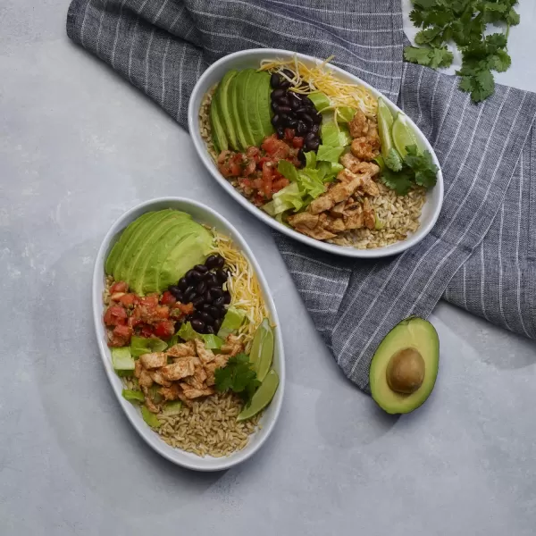 Pfaltzgraff Burrito Oval Set of 4 Dip Fruit Bowls, 7-Inch, White