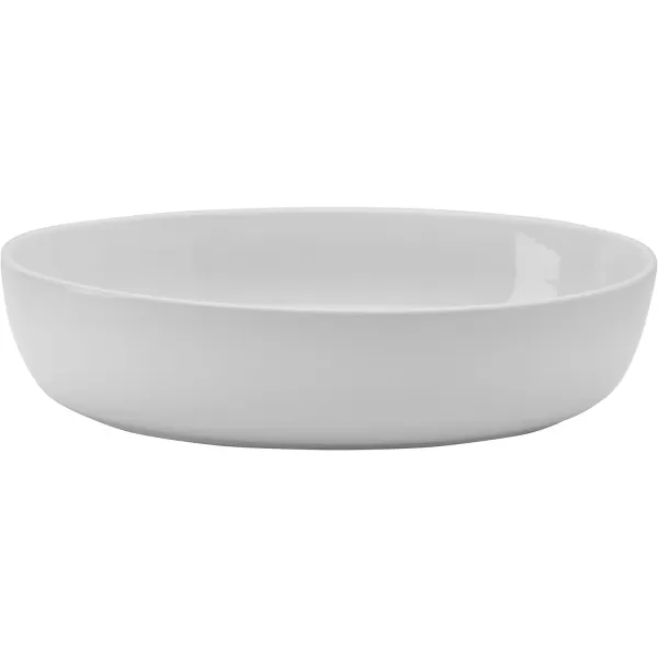 Pfaltzgraff Burrito Oval Set of 4 Dip Fruit Bowls, 7-Inch, White)