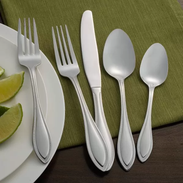 Pfaltzgraff Carleigh 20-Piece Stainless Steel Flatware Set, Service for 4
