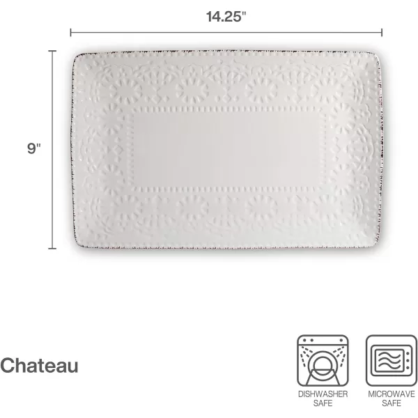 Pfaltzgraff Chateau Storage Bowls, 6 inch, Cream