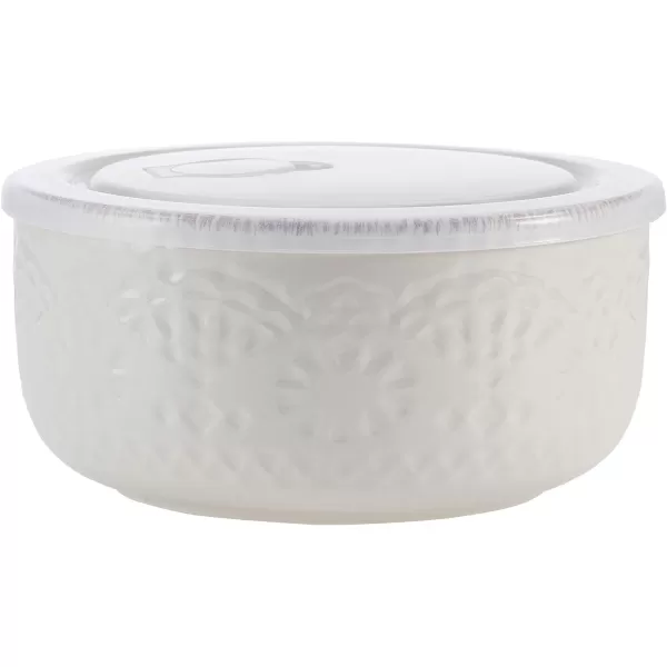 Pfaltzgraff Chateau Storage Bowls, 6 inch, Cream