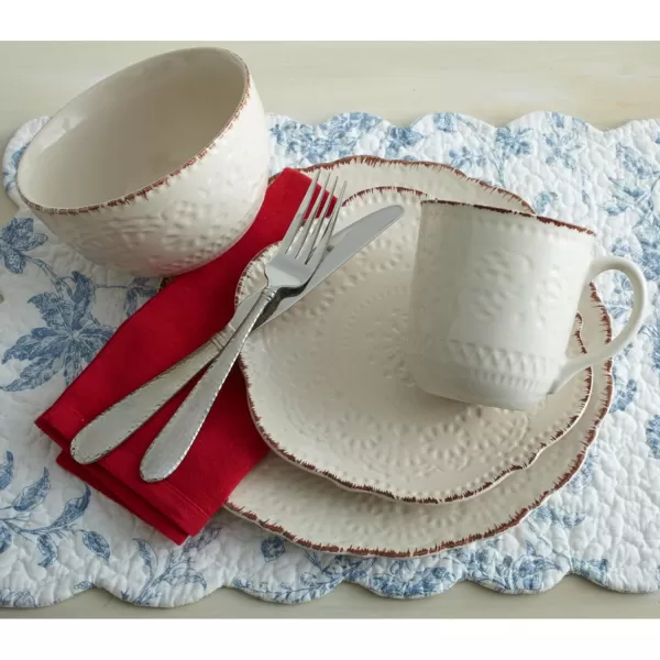 Pfaltzgraff Chateau Storage Bowls, 6 inch, Cream