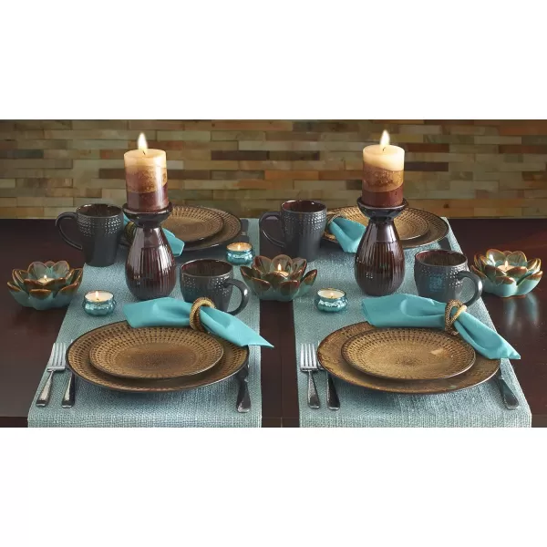 Pfaltzgraff Clay Cambria Rectangle Platter, 14" x 9", Brown