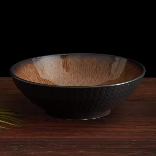 Pfaltzgraff Clay Cambria Rectangle Platter, 14" x 9", Brown