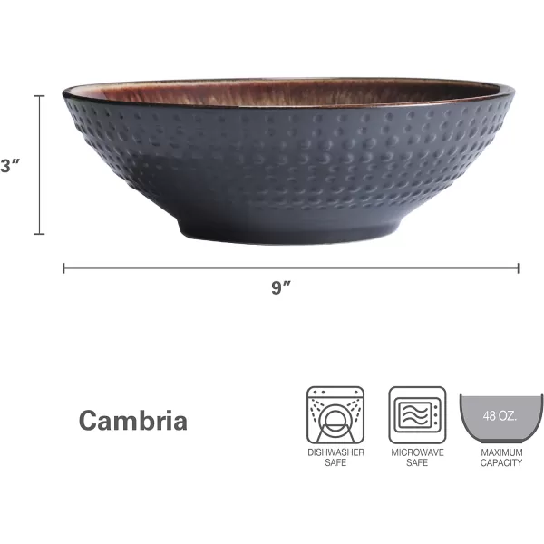 Pfaltzgraff Clay Cambria Rectangle Platter, 14" x 9", Brown