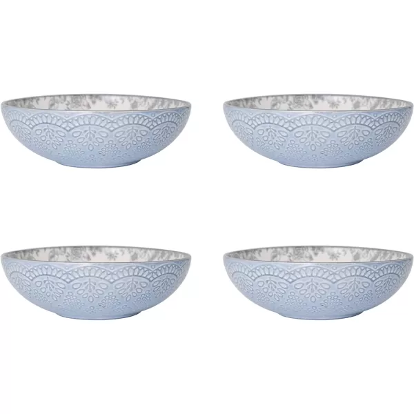 Pfaltzgraff Gabriela Gray 16-Piece Stoneware Dinnerware Set, Service for 4 - ,Gabriela Grey