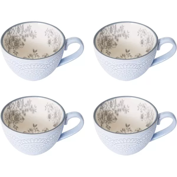 Pfaltzgraff Gabriela Gray 16-Piece Stoneware Dinnerware Set, Service for 4 - ,Gabriela Grey
