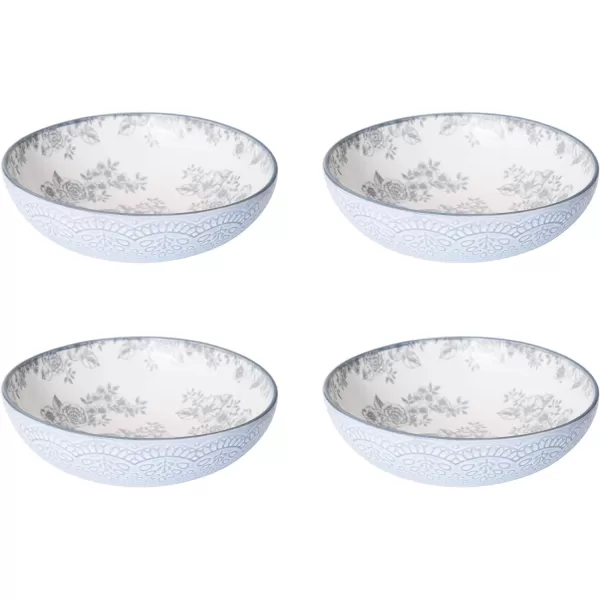 Pfaltzgraff Gabriela Gray 16-Piece Stoneware Dinnerware Set, Service for 4 - ,Gabriela Grey