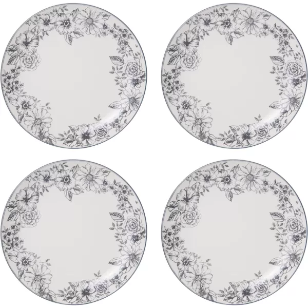 Pfaltzgraff Gabriela Gray 16-Piece Stoneware Dinnerware Set, Service for 4 - ,Gabriela Grey