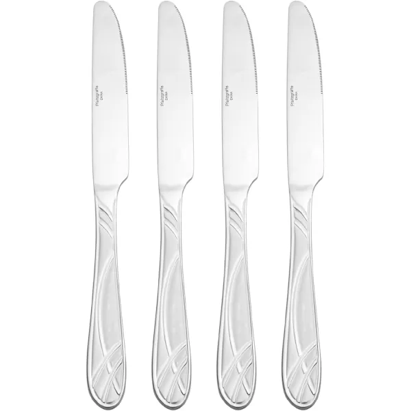 Pfaltzgraff Garland Frost 20-Piece Stainless Steel Flatware Set, Service for 4