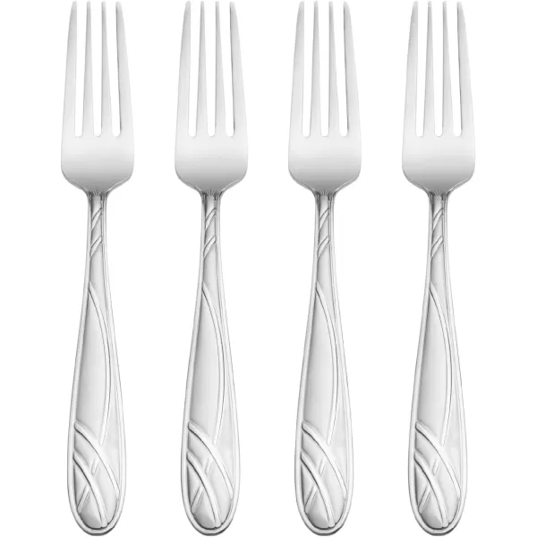 Pfaltzgraff Garland Frost 20-Piece Stainless Steel Flatware Set, Service for 4