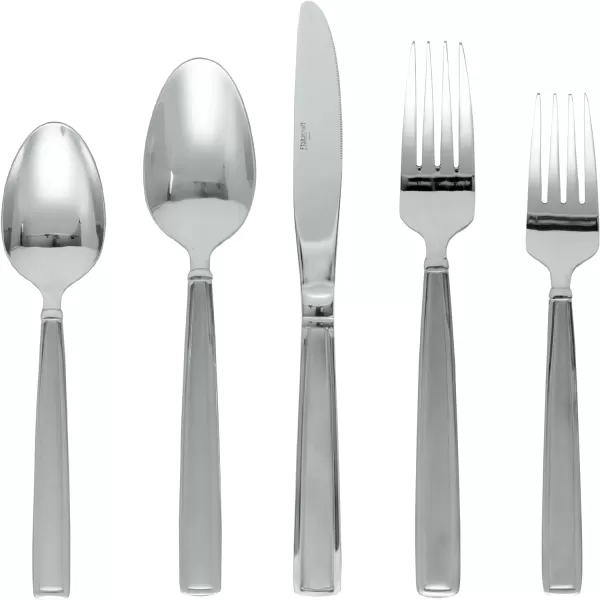 Pfaltzgraff Garland Frost 20-Piece Stainless Steel Flatware Set, Service for 4