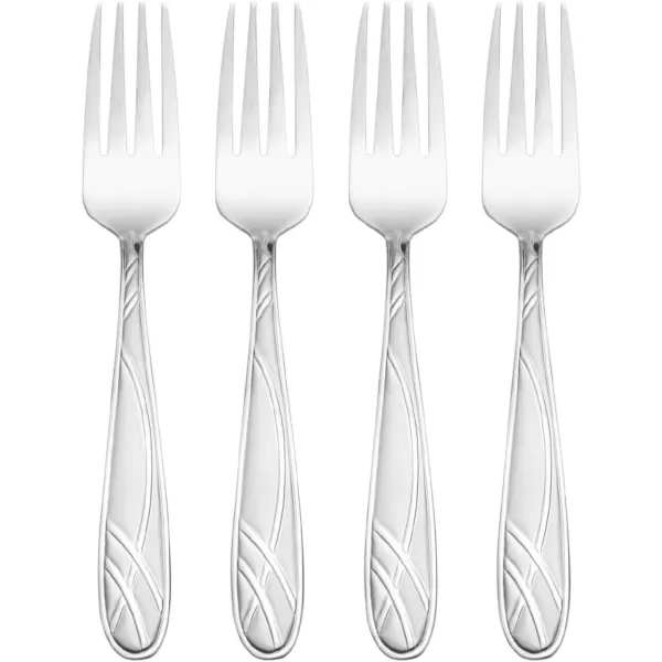 Pfaltzgraff Garland Frost 20-Piece Stainless Steel Flatware Set, Service for 4