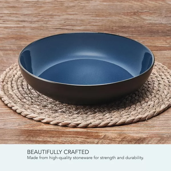 Pfaltzgraff Hadlee Grey Set of 4 Pasta Bowls, 7.75 Inch