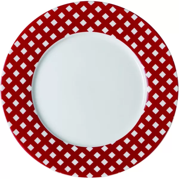 Pfaltzgraff Kenna Red 16-Piece Porcelain Dinnerware Set, Service for 4