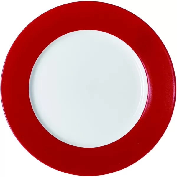 Pfaltzgraff Kenna Red 16-Piece Porcelain Dinnerware Set, Service for 4