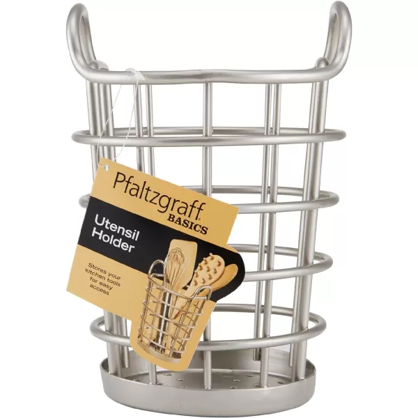 Pfaltzgraff Paramount Satin Stainless Steel Wire Utensil Holder -