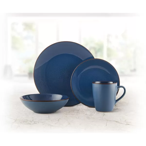 Pfaltzgraff Pierce 16-Piece Dinnerware Set, Service for 4, Blue