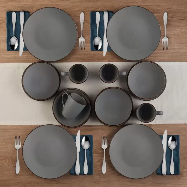 Pfaltzgraff Pierce 16-Piece Dinnerware Set, Service for 4, Blue