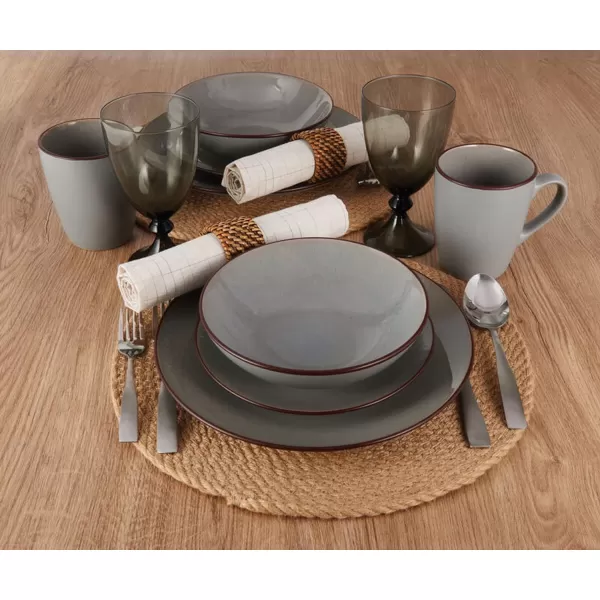 Pfaltzgraff Pierce 16-Piece Dinnerware Set, Service for 4, Blue
