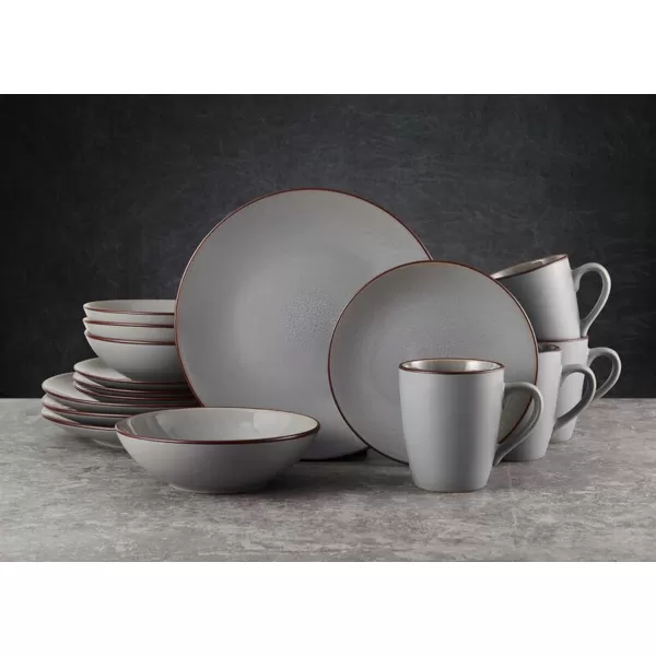 Pfaltzgraff Pierce 16-Piece Dinnerware Set, Service for 4, Blue